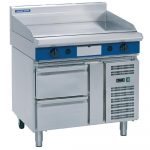 Blueseal Gas Griddle Refrigerated Base GP516-RB - 90cm