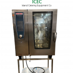 Rational SCC White Efficiency, 10-1/1/E (10-Grid Electric Combi Oven) Stainless Steel Handle