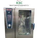 Rational SCC White Efficiency, 10-1/1/E (10-Grid Electric Combi Oven) Left Hinge