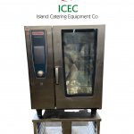 Rational SCC White Efficiency, 10-1/1/E (10-Grid Electric Combi Oven) Stainless Steel Handle