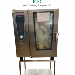 Rational SCC White Efficiency, 10-1/1/E (10-Grid Electric Combi Oven) Stainless Steel Handle