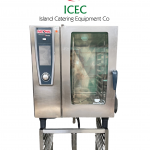 Rational SCC White Efficiency, 10-1/1/E (10-Grid Electric Combi Oven) Left Hinge