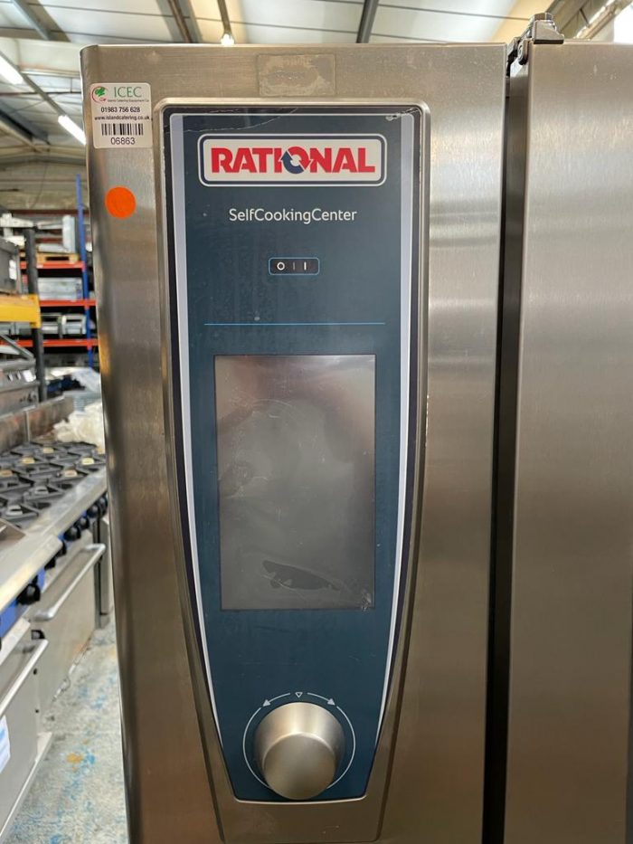 WhatsApp Image 2023 06 14 at 19.43.20 1 Rational SCC White Efficiency, 10-1/1/E (10-Grid Electric Combi Oven) Stainless Steel Handle