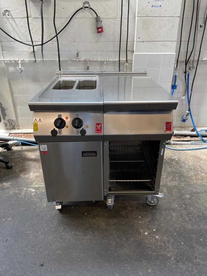 WhatsApp Image 2023 06 22 at 15.33.45 Falcon E9342B2 Twin Tank Electric Fryer with Free N941 Open Cabinet