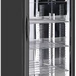 Sterling Pro Bottle Cooler SP110-BK Black Single Door Upright 293 Litres.