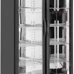 Sterling Pro Bottle Cooler SP220-BK Black Double Door Upright 458 Litres.