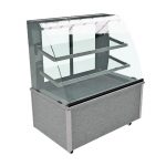 Moffat Display PAT3C chilled Multi-Tier 120x75x140 curved glass.