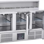 Sterling Pro Pizza Prep Cobus SPU903PZ 3 Door Counter With Granite Top 402 Litres.