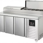 Sterling Pro Pizza Prep Green SPIZ-180 3 Door Counter 428 Litres.