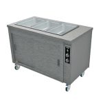 Moffat Premier Hot Hold HB3DBS cupboard 2 door passthrough with bain marie 128x70x90.