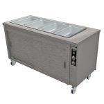 Moffat Premier Hot Hold HB4DBS cupboard 2 door passthrough with bain marie 160x70x90.