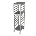 Moffat S-Steel AMR1-1 Mobile Racking trolley with adjustable runners 12xGN1]1.