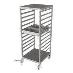 Moffat S-Steel AMR2-1 Mobile Racking trolley with adjustable runners 24xGN1]1.