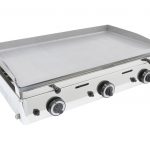 Parry Grill PGF800G counter top gas griddle polished plate 80cm.