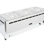Parry Hot Hold BMF6C-G gas bain marie wet 6 x 1]4 GN.