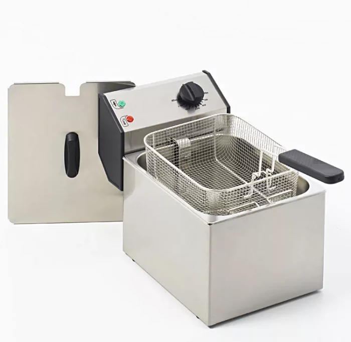Roller Grill Fryer FD80 counter top electric 8L single tank. - Image 1