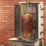RollerGrill Grill Gyros GR80G kebab Grill gas high spit 40 kg of meat.