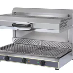 RollerGrill Grill SEM800PDS Salamander electric sliding with plate detection system 3 ceramic heating areas 80cm.