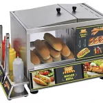RollerGrill Snack System HDS60 hot-dog station, steamer, bread warmer, sauce kit.