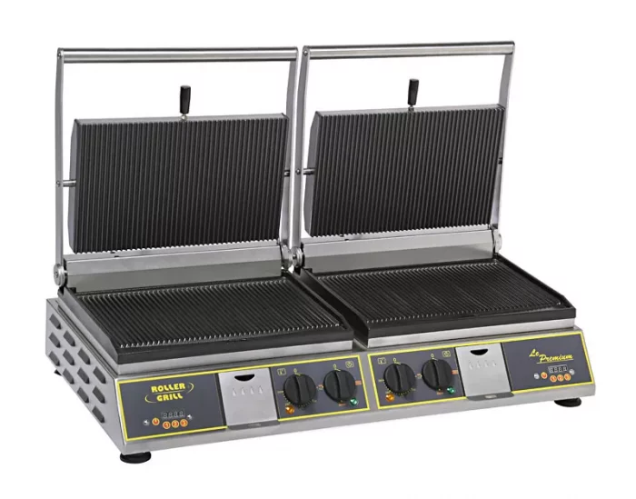 RollerGrill contact Grill PREMIUM DR double ribbed base and top 1375 RollerGrill contact Grill PREMIUM DR double ribbed base and top.
