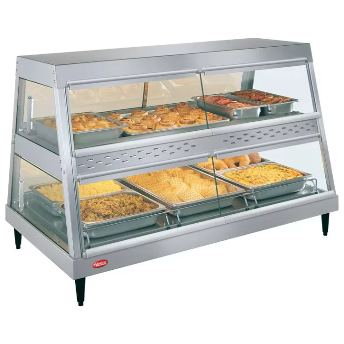 Hatco Hot Hold GRHDH-3PD heated display 2 tier 6 plates with humidity. - Image 1