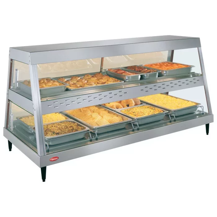 Hatco Hot Hold GRHDH-4PD heated display 2 tier 8 plates with humidity. - Image 1