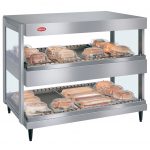 Hatco Hot Hold GRSDH-30D Merchandising warmer 2 shelves.