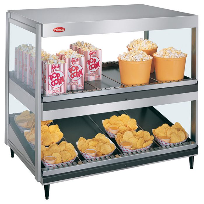 Hatco Hot Hold GRSDSH 36D Display warmer 2 shelves top base heat 4890 Hatco Hot Hold GRSDSH-36D Display warmer 2 shelves, top & base heat.