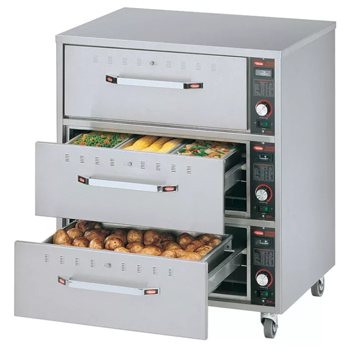 Hatco Hot Hold HDW-3 Drawer warmer Triple. - Image 1