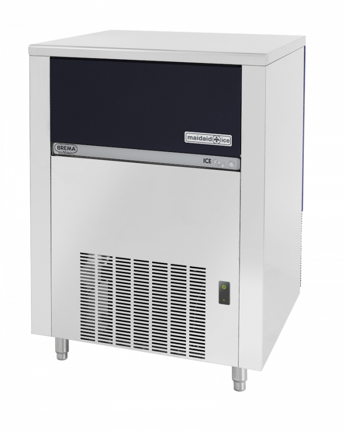 Maidaid M155-65 HC DP Ice Cube Maker with Drain Pump and 65kg Bin - Image 1
