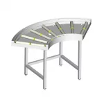 Sammic Roller conveyor and corner roller conveyor (exit)