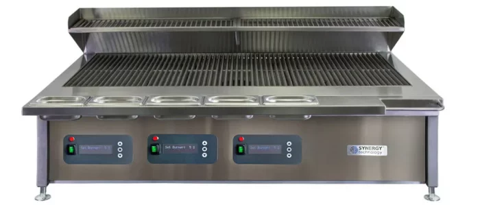 Synergy Grill ST1500 Trilogy Grill with SMART control technology Comes with garnish rail and slow cook shelf 150cm Gas - Image 1