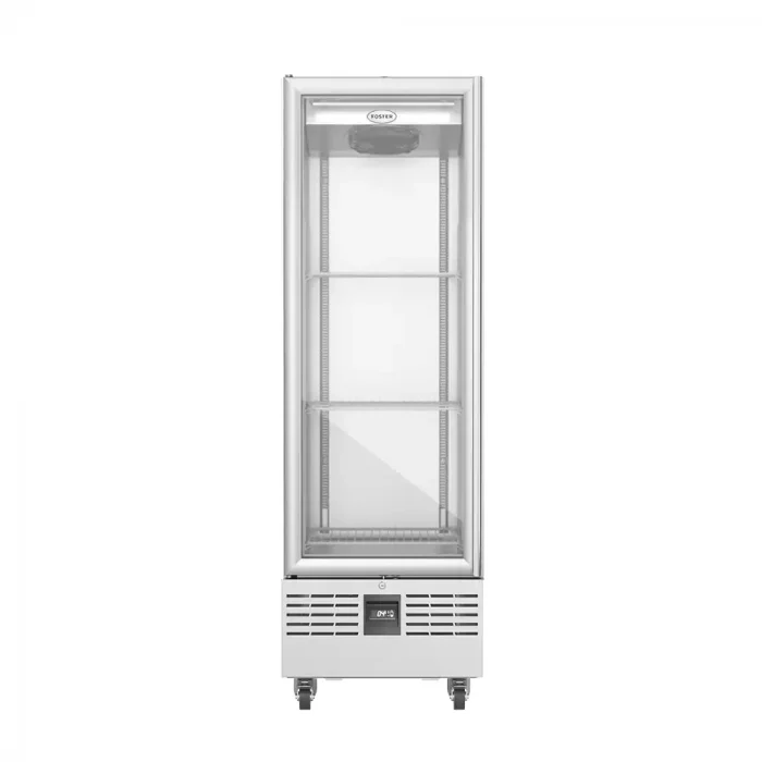 Foster FSL400G/11-307 Slimline Single Glass Door Refrigerated Upright Display Cabinet  400 Litres - Image 1