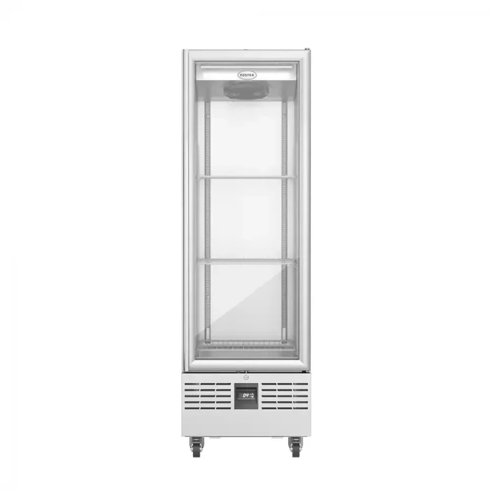 Foster FSL400G/11-310 Slimline Single Glass Door Refrigerated Upright Display Cabinet  400 Litres - Image 1