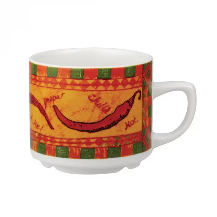 Churchill Salsa Maple Tea Cups 199ml (Pack of 24) - Image 1