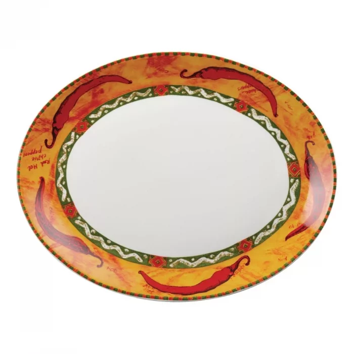 Churchill Salsa Oval Dishes 355mm (Pack of 12) - Image 1