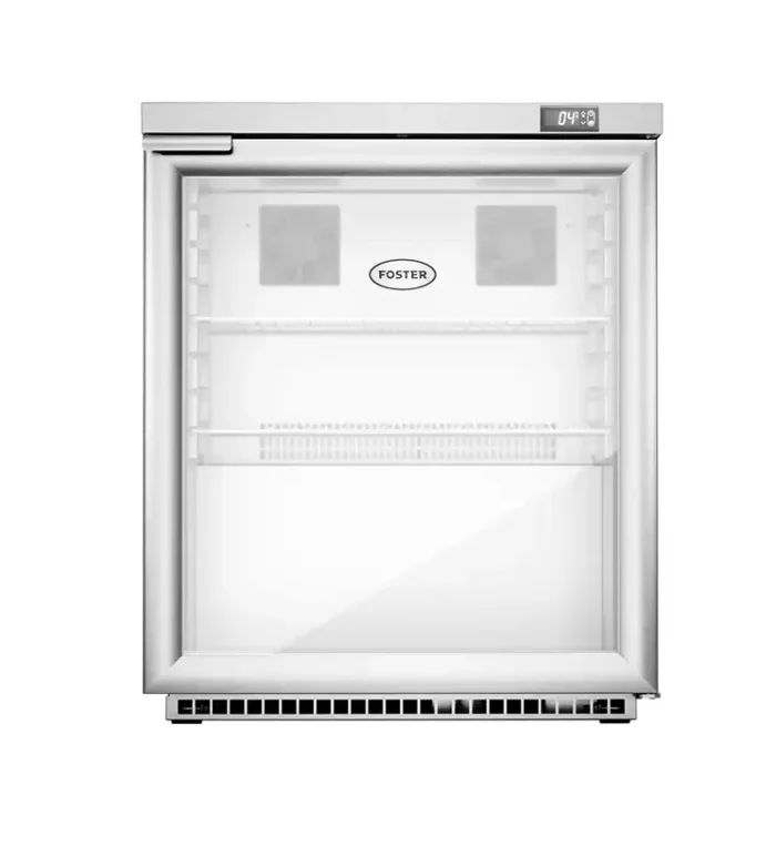 Foster HR200G/13-114 Single Glass Door Undercounter Cabinet Display Refrigerator  200 Litres - Image 1