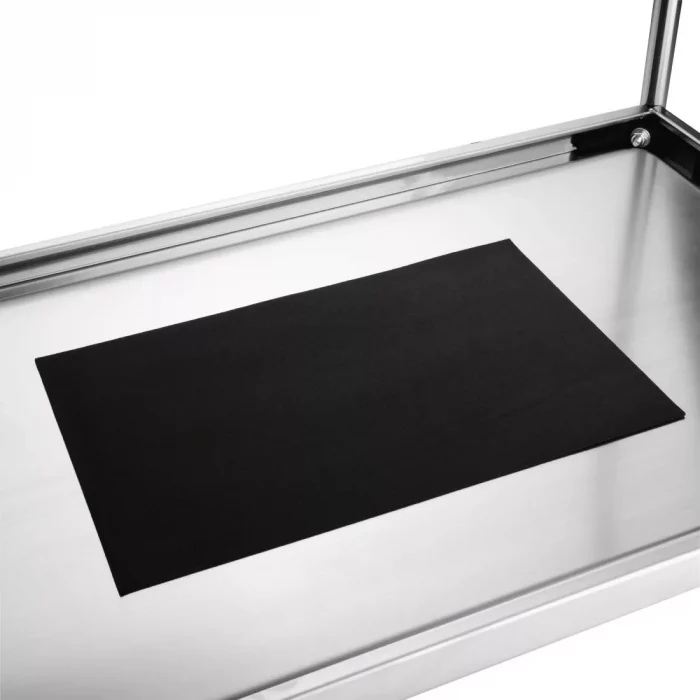 Vogue Stainless Steel 3 Tier Deep Tray Clearing Trolley - Image 6