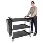 Vogue Polypropylene Mobile Trolley Large - Image 5