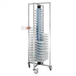 Vogue Mobile Plate Rack 84 Plates - Image 6