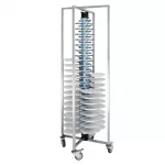 Vogue Mobile Plate Rack 84 Plates - Image 7