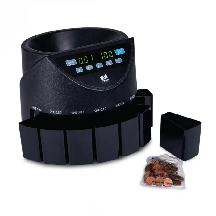 ZZap CS20 Coin Counter & Sorter 220 coins/min - Image 2