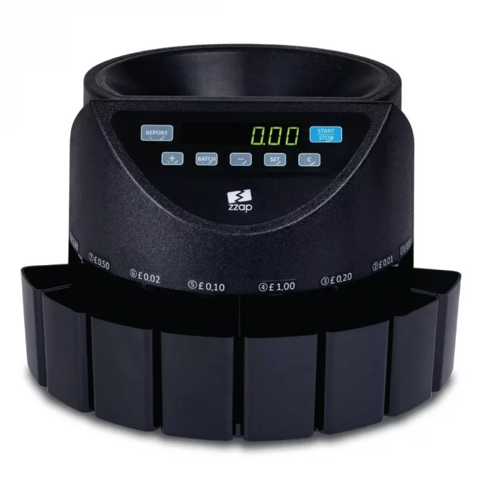 ZZap CS20 Coin Counter & Sorter 220 coins/min - Image 1