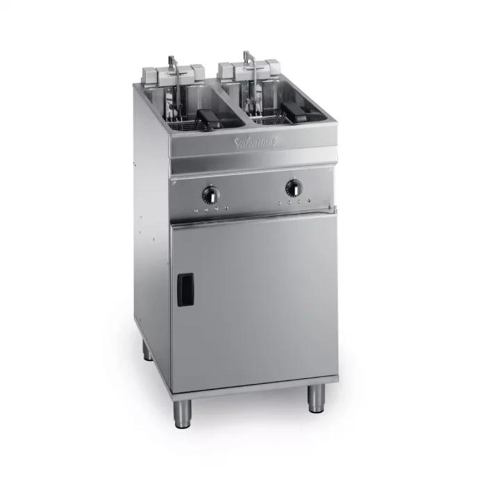 Valentine Twin Tank Twin Basket Free Standing Electric Fryer Evo 2525 - Image 1
