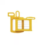 Dynamic Dynacube Manual Vegetable Chopper with 14mm Blade Set - Image 2