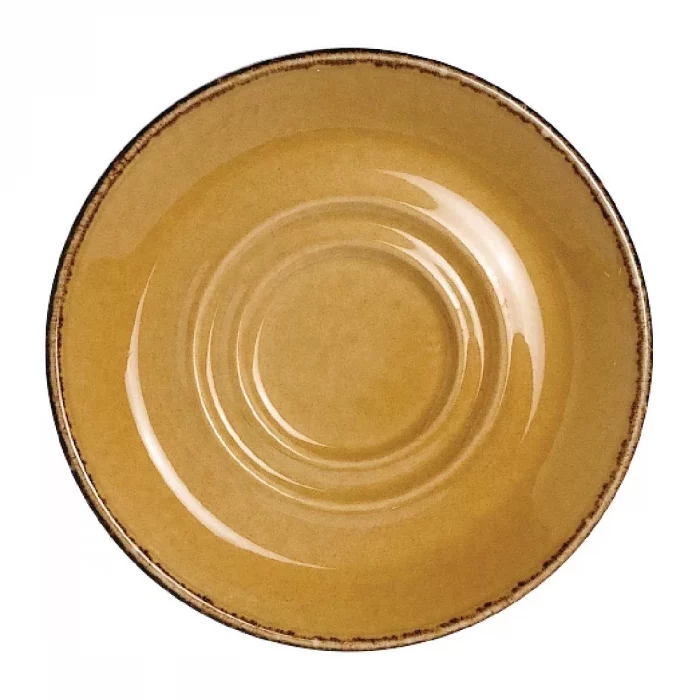 Steelite Terramesa Mustard Saucers 117mm (Pack of 36) - Image 1