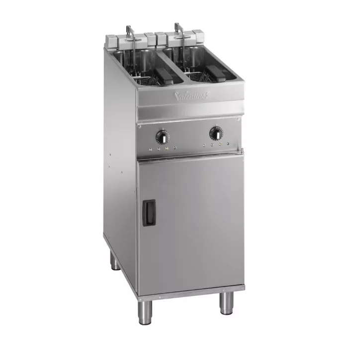 Valentine Twin Tank Twin Basket Free Standing Electric Filtration Fryer Evo 220P - Image 1