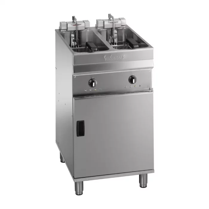 Valentine Twin Tank Twin Basket Free Standing Electric Filtration Fryer Evo 2525P - Image 1