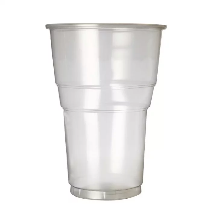 eGreen Premium Flexy-Glass Recyclable Pint To Brim Glasses UKCA CE Marked 568ml (Pack of 1000) - Image 1