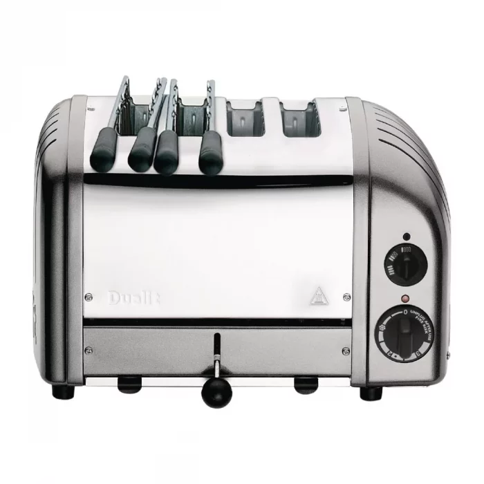 Dualit 2 x 2 Combi Vario 4 Slice Toaster Silver 42171 - Image 1
